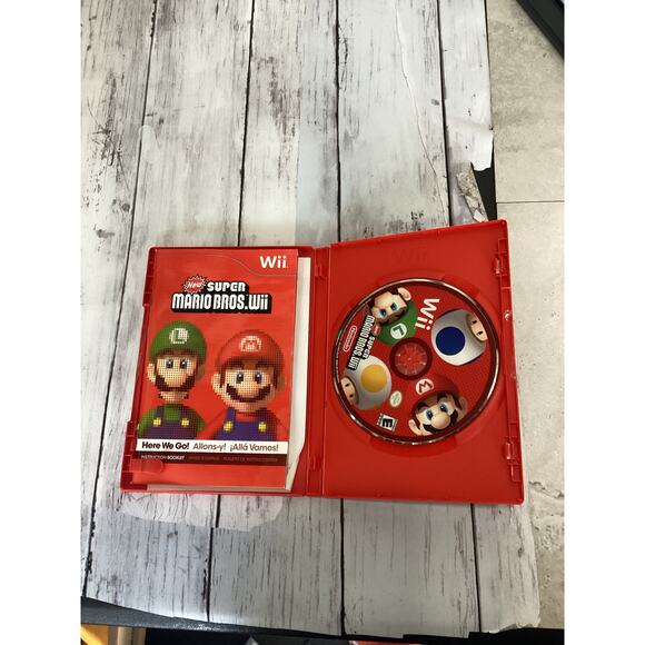 Nintendo Super Mario Bros. Wii 2009 Released Video Games